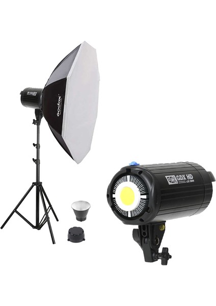 HD-200W + 95 Octagon Softbox Bebek Çekim Seti