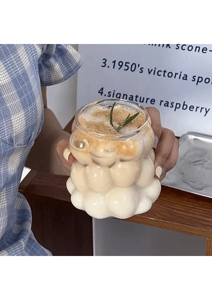 Isıya Dayanıklı Borosilikat Boncuk Şekilli Bardak