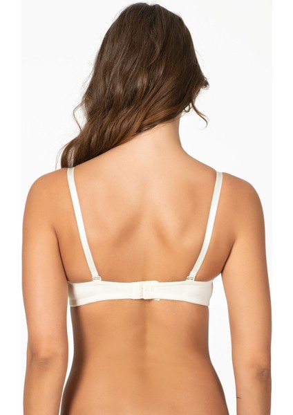 Kadın Ekru Balenli Destekli Straplez Sütyen 1110P fırsatları