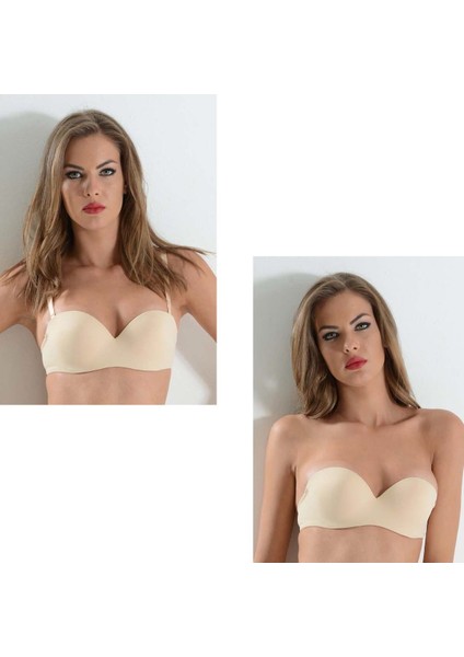C Cup Straples Içi Boş Mikro Tulum Sütyen