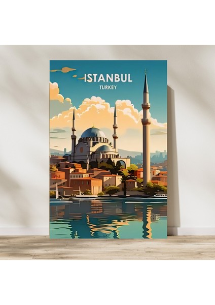 Sayılarla Boyama Seti Istanbul 40x50 cm