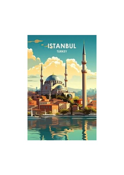 Sayılarla Boyama Seti Istanbul 40x50 cm