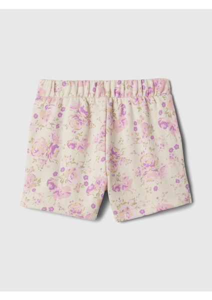 Kız Bebek Çok Renkli Gap Logo Fransız Havlu Kumaş Pull-On Şort
