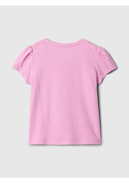 Kız Bebek Pembe Mix And Match Grafikli T-Shirt