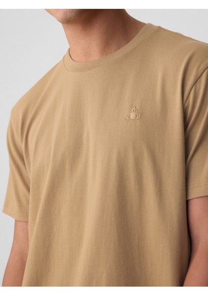 Erkek Kahverengi Brannan Bear Grafikli T-Shirt
