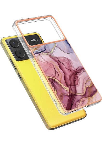 Xiaomi Poco X6 Pro 5g Tpu Kılıf Galvanik Kenar Telefon Kapağı-Gül Altın Için (Yurt Dışından) modelleri