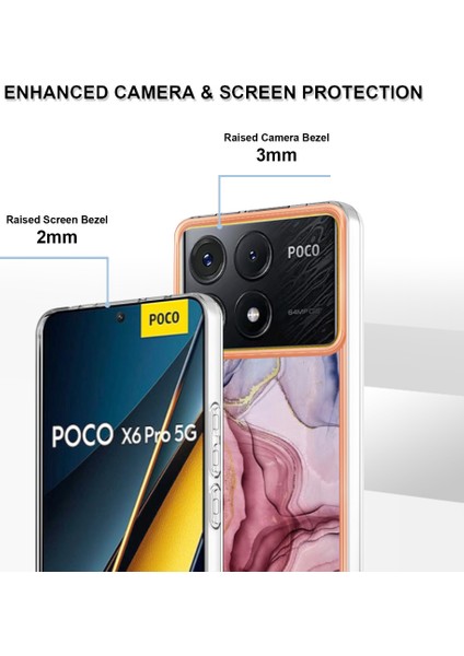 Xiaomi Poco X6 Pro 5g Tpu Kılıf Galvanik Kenar Telefon Kapağı-Gül Altın Için (Yurt Dışından) fırsatları