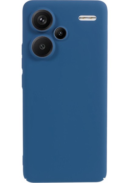 Xiaomi Redmi Note 13 Pro+5g Telefon Kılıfı Için Cilt Dokunuşlu Ka Pc Cep Telefonu Kapağı-Mavi (Yurt Dışından)