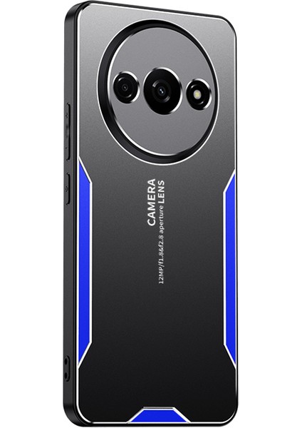 Xiaomi Poco C61 4g Kılıf Alüminyum Alaşım+Tpu+Pc Kombinasyonu Koruyucu Telefon Kapağı-Mavi Için (Yurt Dışından)