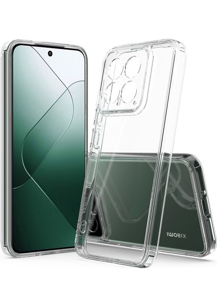 Xiaomi 14 Kılıf Tpu + Akrilik Çizilmez Şeffaf Koruyucu Telefon Kapağı Için (Yurt Dışından)