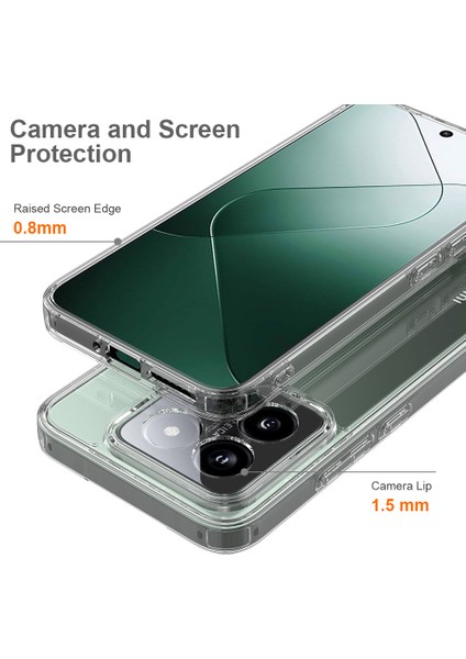 Xiaomi 14 Kılıf Tpu + Akrilik Çizilmez Şeffaf Koruyucu Telefon Kapağı Için (Yurt Dışından) indirimleri