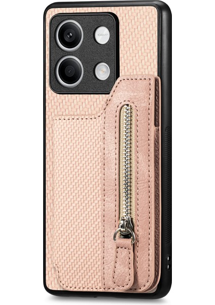 C1-04 Xiaomi Redmi Note 13 4g Cüzdan Kılıf Pu+Pc+Tpu Telefon Kılıfı Kickstand-Kayısı (Yurt Dışından) fiyatları