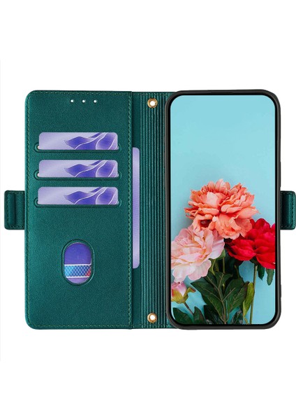 Xiaomi Redmi K60 Ultra Kılıf Cüzdan Standı Omuz Askılı Flip Telefon Kapağı-Yeşil (Yurt Dışından) fırsatları