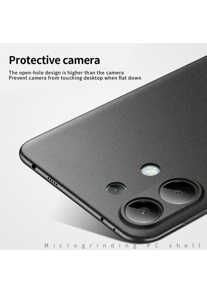 Xiaomi Redmi Note 13 Pro 4g Telefon Kılıfı Pc Arka Kapak-Siyah (Yurt Dışından) fırsatları