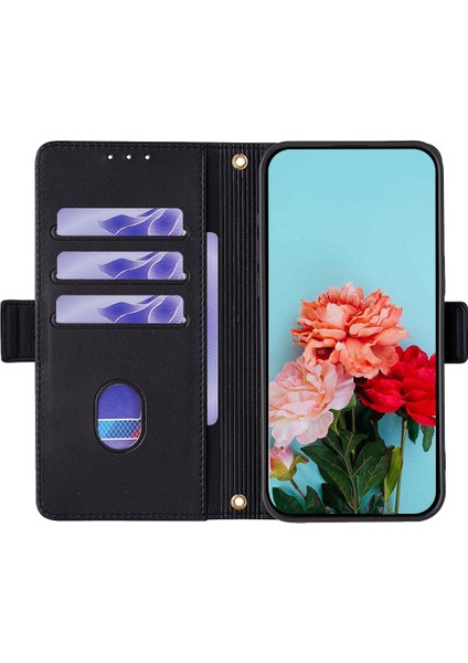 Xiaomi Redmi K60 Ultra Kılıf Cüzdan Standı Omuz Askılı Flip Telefon Kapağı-Siyah (Yurt Dışından) fırsatları