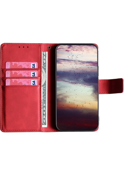 Xiaomi Poco F6 5g Kılıf Timsah Doku Deri Flip Standlı Telefon Kapağı-Kırmızı (Yurt Dışından) fiyatları
