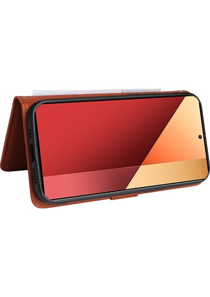 Xiaomi Redmi Note 13 Pro 4g Kılıf 2'si 1 Arada Manyetik Çıkarılabilir Deri Cep Telefonu Kapağı-Kahverengi (Yurt Dışından) fırsatları