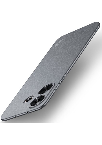 Xiaomi Poco F6 5g Telefon Kılıfı Parmak Izi Önleyici Pc Telefon Arka Kapak-Gri (Yurt Dışından)