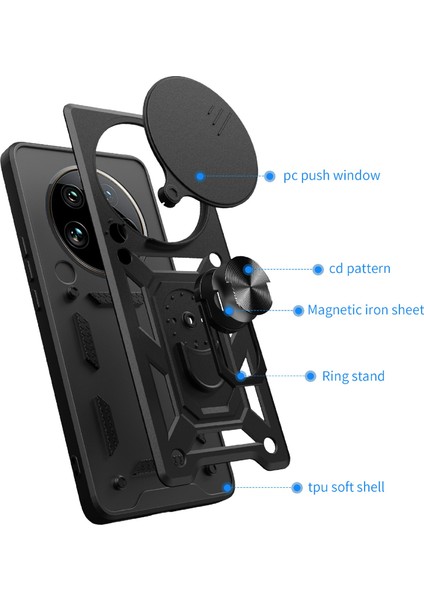 Xiaomi 14 Ultra Telefon Kılıfı Için Kamera Koruma Darbeye Dayanıklı Pc+Tpu Arka Kılıf-Yeşil (Yurt Dışından) fiyatları