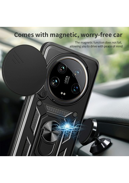 Xiaomi 14 Ultra Telefon Kılıfı Için Kamera Koruma Darbeye Dayanıklı Pc+Tpu Arka Kılıf-Yeşil (Yurt Dışından) indirimleri