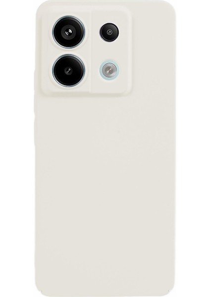 Xiaomi Redmi Note 13 Pro 5g Darbeye Dayanıklı Kılıf Cilt Dokunuşu Ka Pc Cep Telefonu Kapağı-Beyaz (Yurt Dışından)