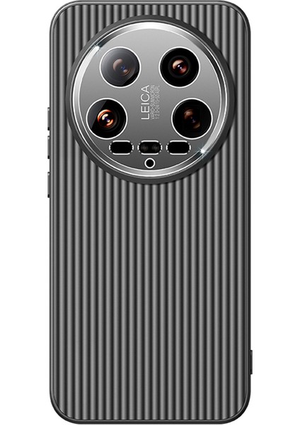 Xiaomi 14 Ultra Kılıf Için Anti-Damla Pc+Tpu Telefon Koruyucu Kabuk Metal Lens Çerçeveli-Siyah (Yurt Dışından)