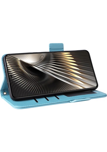Xiaomi Poco F6 5g Kılıf Pu Deri Yan Manyetik Toka Cüzdan Telefon Kapağı-Bebek Mavisi Için (Yurt Dışından) fırsatları