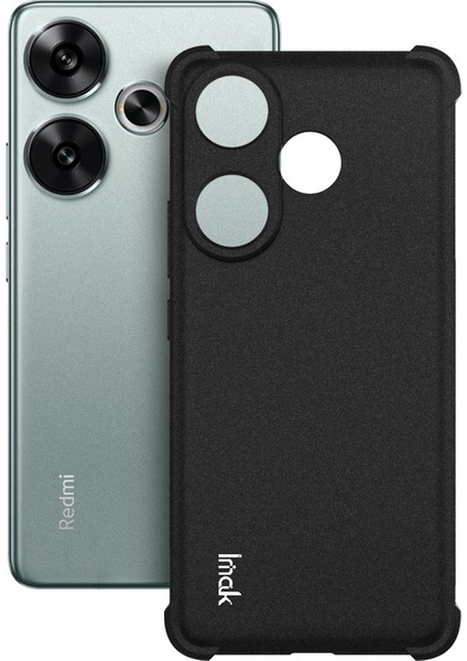 Xiaomi Poco F6 5g Kılıf Mat Tpu Düşmeye Dayanıklı Hava Yastığı Telefon Kapağı-Siyah (Yurt Dışından) fiyatları