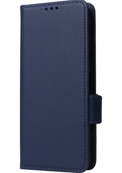 Xiaomi Poco F6 5g Kılıf Pu Deri Yan Manyetik Toka Cüzdan Telefon Kapağı-Koyu Mavi Için (Yurt Dışından) fiyatları