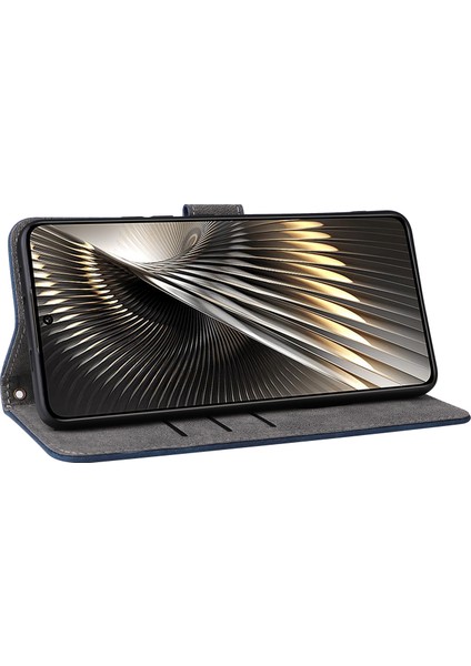 Xiaomi Poco F6 5g Kılıf Için Rfıd Engelleme Kart Tutucu Bilek Kayışı ile Koruyucu Kapak-Mavi (Yurt Dışından) fırsatları