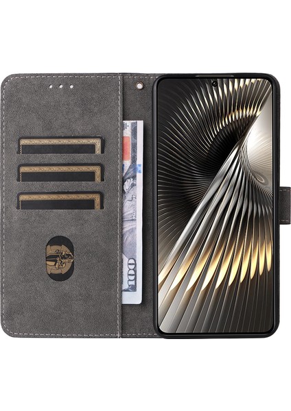 Xiaomi Poco F6 5g Kılıf Için Rfıd Engelleme Kart Tutucu Bilek Kayışı ile Koruyucu Kapak-Mor (Yurt Dışından) modelleri