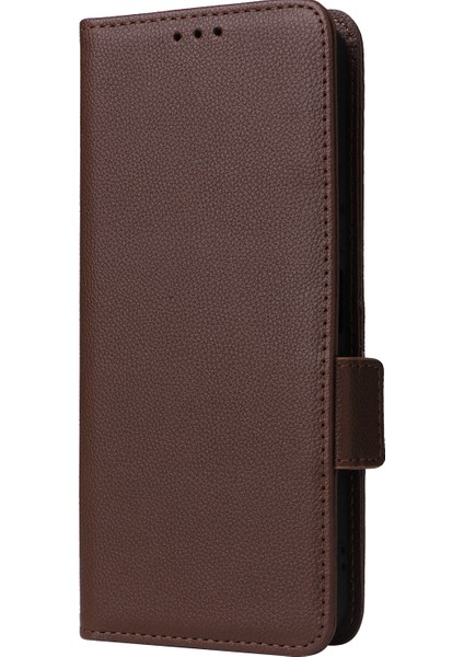 Xiaomi Poco F6 5g Kılıf Pu Deri Yan Manyetik Toka Cüzdan Telefon Kapağı-Kahverengi (Yurt Dışından) fiyatları