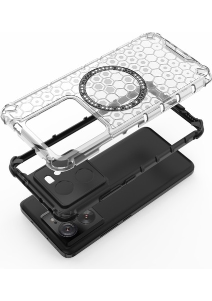 Xiaomi Redmi K60 Ultra Kılıf Petek Tpu+Pc Telefon Kılıfları Magsafe-Green ile Uyumlu (Yurt Dışından) fiyatları