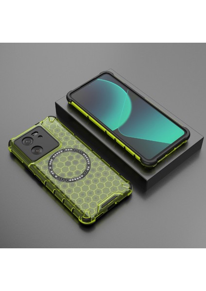 Xiaomi Redmi K60 Ultra Kılıf Petek Tpu+Pc Telefon Kılıfları Magsafe-Green ile Uyumlu (Yurt Dışından) indirimleri