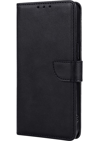 Xiaomi 14 Ultra Manyetik Telefon Kılıfı Cüzdan Standı Pu Deri + Tpu Kapak-Siyah (Yurt Dışından) modelleri