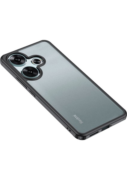 Xiaomi Poco F6 5g Telefon Kılıfı Için Tpu + Pc Cep Telefonu Kapağı -Siyah (Yurt Dışından)