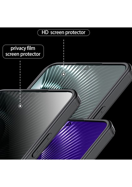 Xiaomi Poco F6 5g Telefon Kılıfı Için Tpu + Pc Cep Telefonu Kapağı -Siyah (Yurt Dışından) fırsatları