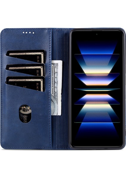 Xiaomi Redmi Note 13 4g Cüzdan Kılıfı Deri Telefon Kapağı Tedarikçisi-Mavi Için (Yurt Dışından) fiyatları