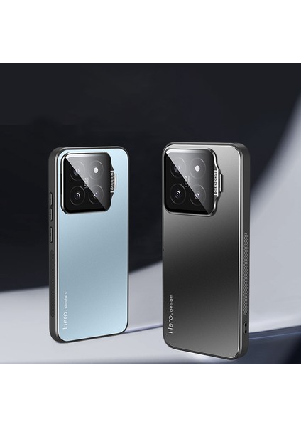 Xiaomi 14 Pro Telefon Koruyucu Kapak Cep Telefonu Kılıfı Lens Koruma Kickstand-Siyah Için (Yurt Dışından) modelleri