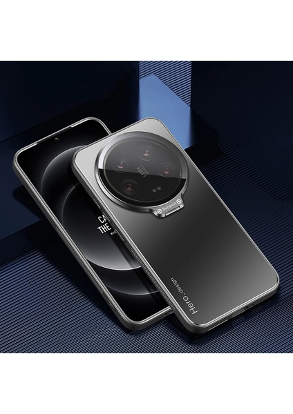 Xiaomi 14 Ultra Telefon Kılıfı Için Manyetik Gizli Kickstand Arka Kapak Tam Lens Koruma-Siyah (Yurt Dışından) fiyatları