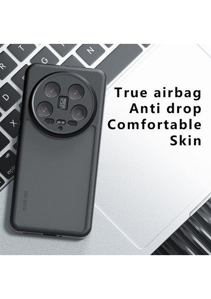 Xiaomi 14 Ultra Kılıf Için Tpu + Pc Kaymaz Mat Kapak Cep Telefonu Aksesuarları -Şeffaf Siyah (Yurt Dışından) fırsatları