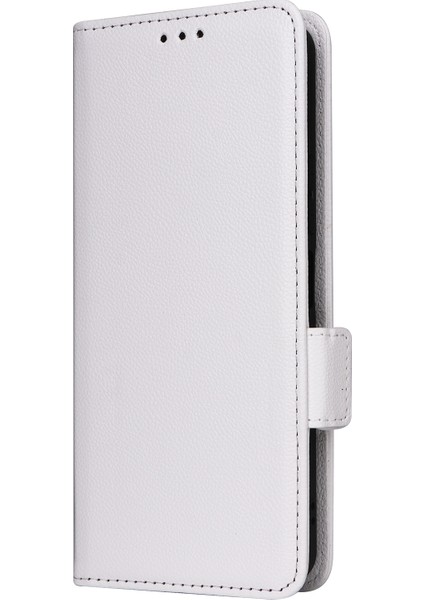 Xiaomi Poco F6 5g Kılıf Pu Deri Yan Manyetik Toka Cüzdan Telefon Kapağı-Beyaz (Yurt Dışından) fiyatları