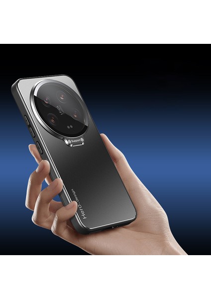 Xiaomi 14 Ultra Telefon Kılıfı Için Manyetik Gizli Kickstand Arka Kapak Tam Lens Koruma-Mavi (Yurt Dışından) modelleri
