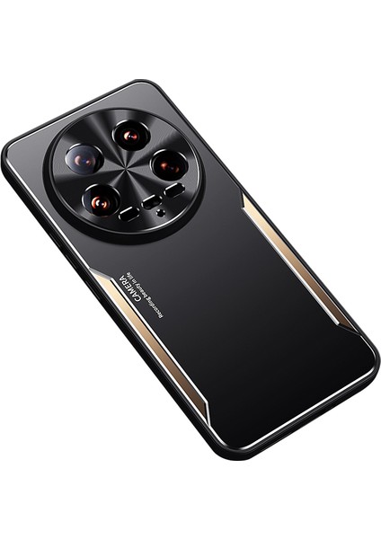 Xiaomi 14 Ultra Kılıf Alüminyum Alaşım + Tpu Düşmeye Dayanıklı Koruyucu Telefon Kapağı-Altın (Yurt Dışından)