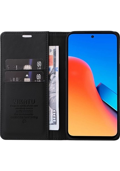 Xiaomi Redmi 12 4g/5g(Global)Deri Kılıf Cüzdan Telefon Kapağı-Siyah (Yurt Dışından) fiyatları