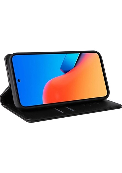 Xiaomi Redmi 12 4g/5g(Global)Deri Kılıf Cüzdan Telefon Kapağı-Siyah (Yurt Dışından) fırsatları