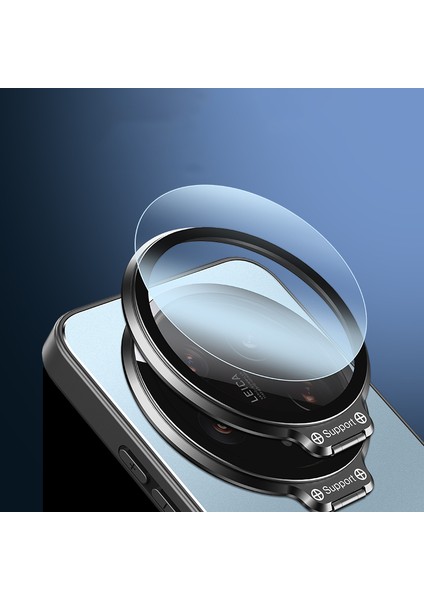 Xiaomi 14 Ultra Telefon Kılıfı Için Manyetik Gizli Kickstand Arka Kapak Tam Lens Koruma-Gümüş (Yurt Dışından) fırsatları