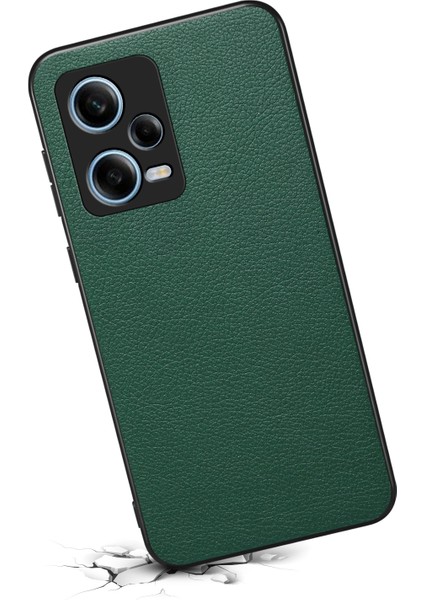 Xiaomi Redmi Note 12 Pro 5g Slim Kılıf Deri+Pc+Tpu Telefon Kapağı-Yeşil (Yurt Dışından) fırsatları
