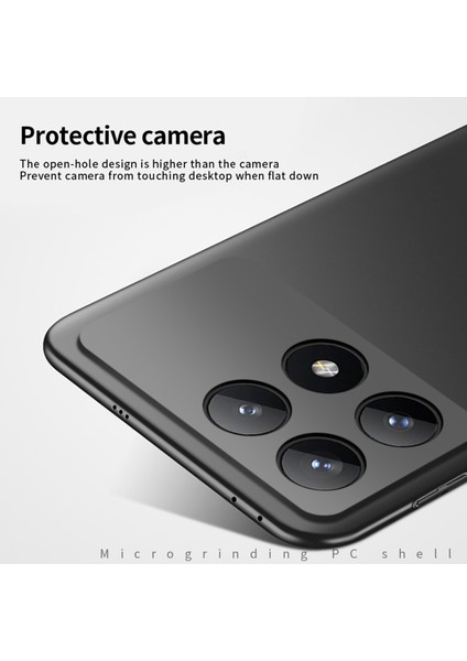 Xiaomi Poco F6 Pro 5g Kılıf Cep Telefonu Ince Pc Kapağı-Mavi Için (Yurt Dışından)