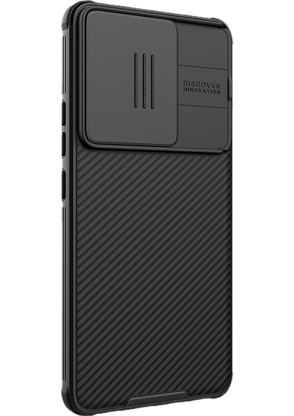 Xiaomi Poco F6 5g Kılıf Pc+Tpu Slayt Kamera Kapağı Telefon Kapağı-Siyah (Yurt Dışından) modelleri
